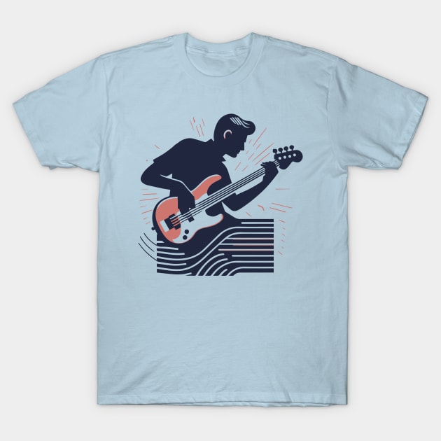 Retro Bassman T-Shirt by n23tees